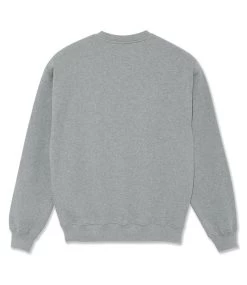 POLAR Surf Logo Crewneck - Heather Grey 8 POLAR Surf Logo Crewneck - Heather Grey -Skateboard Kortingswinkel polar surf logo crewneck heather grey 2