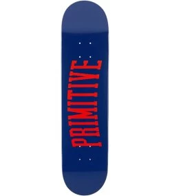 PRIMITIVE Collegiate Large Deck Navy - 8.0 -Skateboard Kortingswinkel primitive collegiate large deck navy 80 1