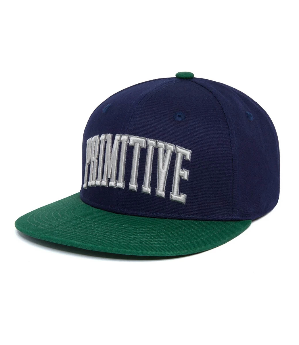 PRIMITIVE Collegiate Snapback - Navy 4 PRIMITIVE Collegiate Snapback - Navy - Afbeelding 2