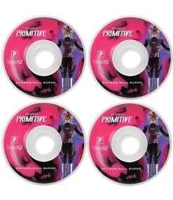 PRIMITIVE Goku Black Rose Swirl Wheel - 53Mm -Skateboard Kortingswinkel primitive goku black rose swirl wheel 53mm 2