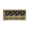 PRIMITIVE Single Pack Bearings - White/gold -Skateboard Kortingswinkel primitive single pack bearings white gold