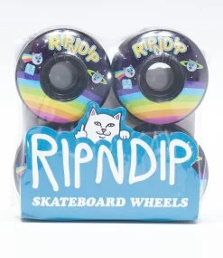 RIPNDIP Friends Forever Skate Wheels Black - 52Mm -Skateboard Kortingswinkel ripndip friends forever skate wheels black 52mm 3