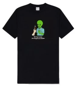 RIPNDIP I Don't Drink T-Shirt - Black