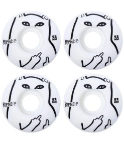 RIPNDIP Lord Nerm Skate Wheels White - 50Mm