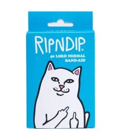 RIPNDIP Lord Nermal Bandaid 40 Pack - Blue -Skateboard Kortingswinkel ripndip lord nermal bandaid 40 pack blue 2