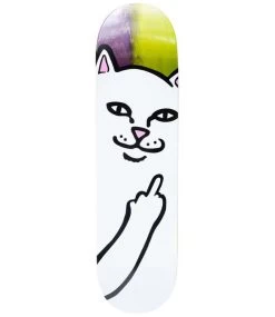 RIPNDIP Lord Nermal Deck Lime/Purple - 8.0 -Skateboard Kortingswinkel ripndip lord nermal deck lime purple 80 1