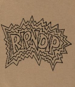 RIPNDIP Natural Shock Knit Sweater Vest - Natural -Skateboard Kortingswinkel ripndip natural shock knit sweater vest natural 4