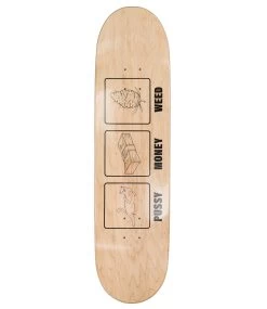 RIPNDIP Pu$$y, Money, Weed Deck Teal - 8.25 -Skateboard Kortingswinkel ripndip puy money weed deck teal 825 2