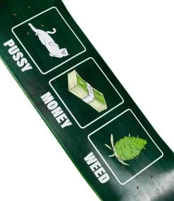 RIPNDIP Pu$$y, Money, Weed Deck Teal - 8.25 -Skateboard Kortingswinkel ripndip puy money weed deck teal 825 3