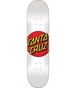 SANTA CRUZ Classic Dot Deck White - 8.0 -Skateboard Kortingswinkel santa cruz classic dot deck white 80 1