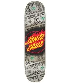 SANTA CRUZ Dollar Flame Dot Deck - 8.0 -Skateboard Kortingswinkel santa cruz dollar flame dot deck 80 1