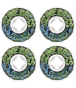 SANTA CRUZ Slime Balls Vomit 2 Mini White/green/blue - 54 Mm 97 A -Skateboard Kortingswinkel santa cruz slime balls vomit 2 mini white green bl 3