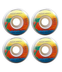 SATORI Vintage Version Vinyl Shape White/Multi - 52Mm 101A -Skateboard Kortingswinkel satori vintage version vinyl shape white multi 52m 2