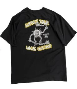 SKATESHOPDAY SSD X Russel T-Shirt - Black