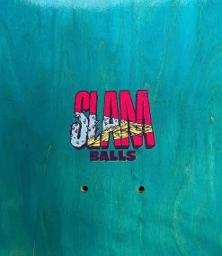 SLAM Slam Balls Deck Yellow - 8.0 -Skateboard Kortingswinkel slam slam balls deck yellow 80 4