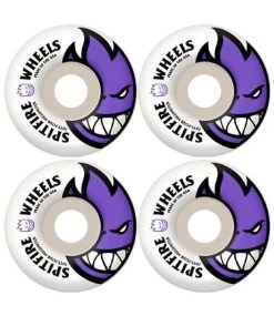 SPITFIRE WHEELS Bighead Wheels White/Purple - 54Mm 99a -Skateboard Kortingswinkel spitfire wheels bighead wheels white purple 54mm 9 2