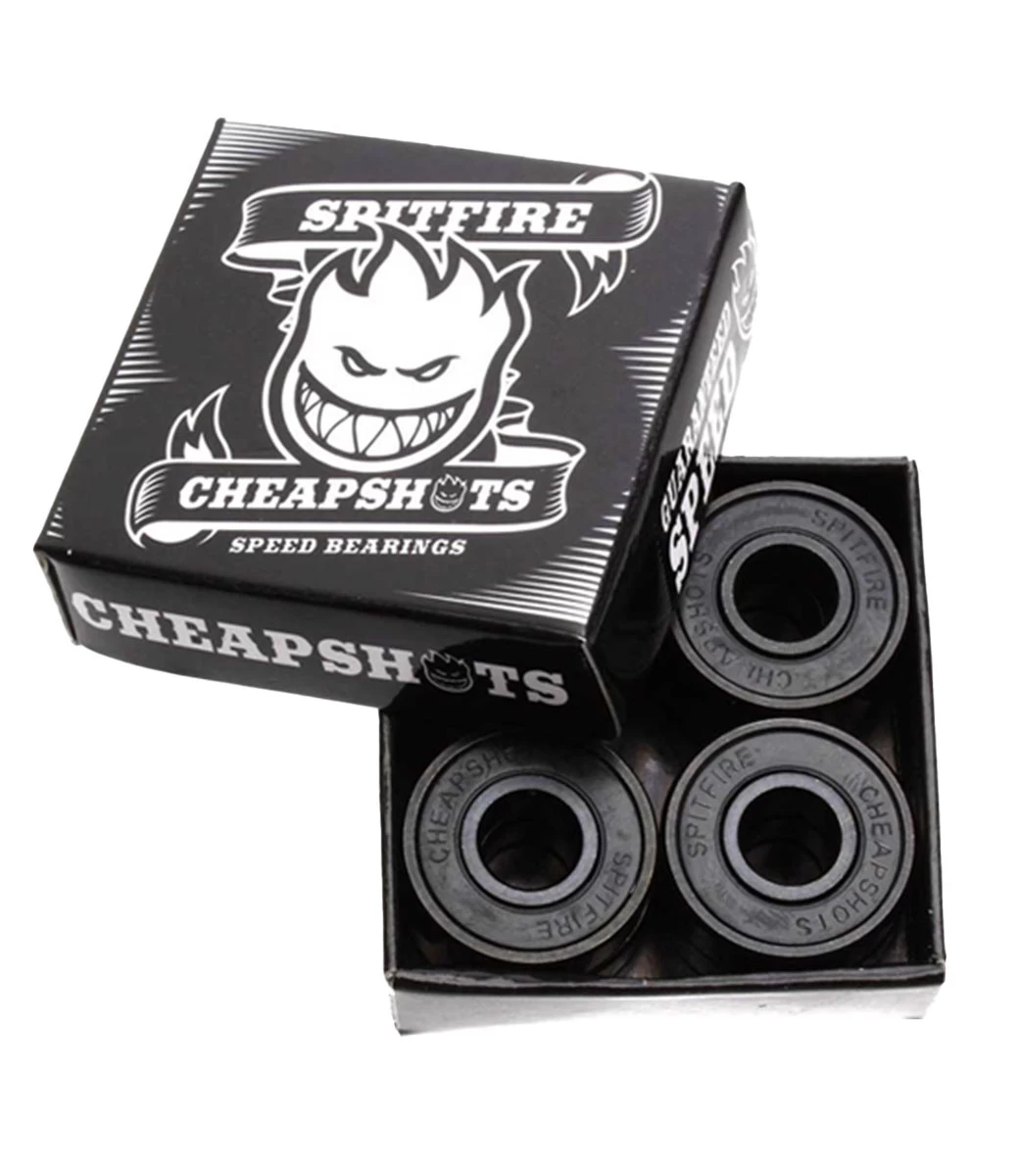 SPITFIRE WHEELS Cheapshots Bearings - Black 4 SPITFIRE WHEELS Cheapshots Bearings - Black - Afbeelding 2