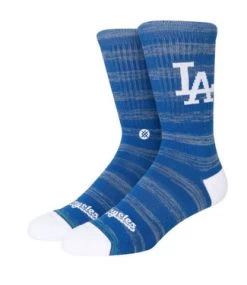 STANCE Dodgers Twist Crew Sock - Royal