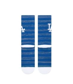 STANCE Dodgers Twist Crew Sock - Royal -Skateboard Kortingswinkel stance dodgers twist crew sock royal 3