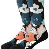 STANCE Flower Beds Crew - Black -Skateboard Kortingswinkel stance flower beds crew black