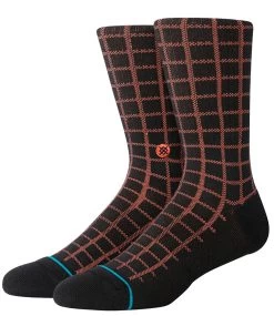 STANCE Flynn Crew - Black -Skateboard Kortingswinkel stance flynn crew black 1