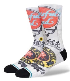 STANCE Grate - Vintage White -Skateboard Kortingswinkel stance grate vintage white 1