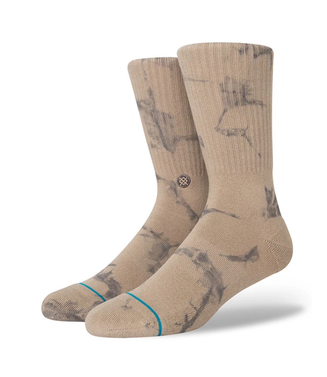 STANCE Hue Crew Sock - Grey 4 STANCE Hue Crew Sock - Grey - Afbeelding 2