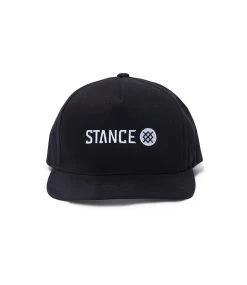 STANCE Icon Snapback Hat - Black -Skateboard Kortingswinkel stance icon snapback hat black 2