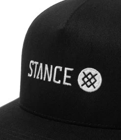 STANCE Icon Snapback Hat - Black -Skateboard Kortingswinkel stance icon snapback hat black 4