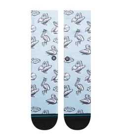 STANCE Nigel Crew Sock - Lightblue -Skateboard Kortingswinkel stance nigel crew sock lightblue 2