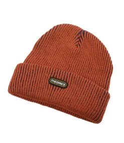 THEORIES OF ATLANTIS 2 Tone Knit Beanie - Burnt Orange -Skateboard Kortingswinkel theories of atlantis 2 tone knit beanie burnt oran 2