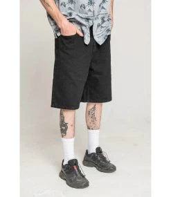 THEORIES OF ATLANTIS Plaza Denim Short - Black -Skateboard Kortingswinkel theories of atlantis plaza denim short black 2