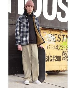 THEORIES OF ATLANTIS Plaza Jeans - Sand/Contrast Stitch -Skateboard Kortingswinkel theories of atlantis plaza jeans sand contrast sti 2