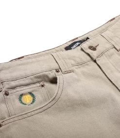 THEORIES OF ATLANTIS Plaza Jeans - Sand/Contrast Stitch -Skateboard Kortingswinkel theories of atlantis plaza jeans sand contrast sti 3