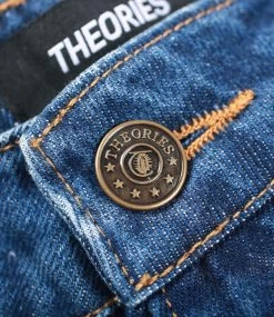 THEORIES OF ATLANTIS Plaza Jeans - Washed Blue -Skateboard Kortingswinkel theories of atlantis plaza jeans washed blue 3