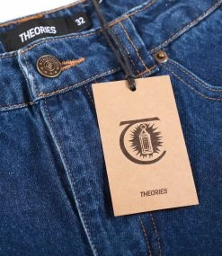 THEORIES OF ATLANTIS Plaza Jeans - Washed Blue -Skateboard Kortingswinkel theories of atlantis plaza jeans washed blue 4