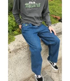 THEORIES OF ATLANTIS Plaza Jeans - Washed Blue -Skateboard Kortingswinkel theories of atlantis plaza jeans washed blue 6