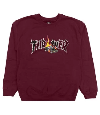 THRASHER Cop Car Crew - Maroon 3 THRASHER Cop Car Crew - Maroon