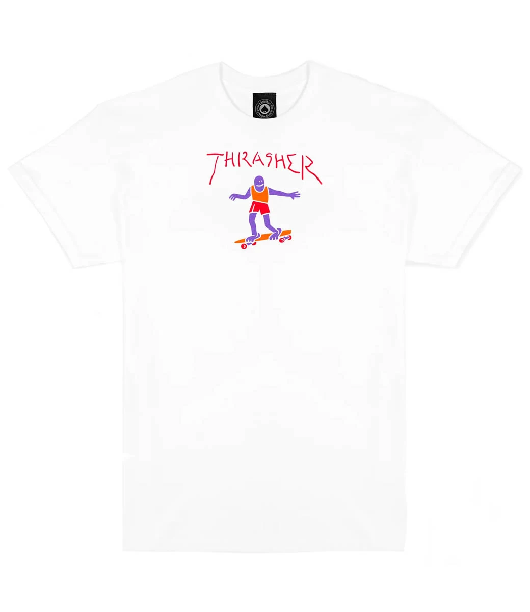 THRASHER Gonz Fill T-Shirt - White 4 THRASHER Gonz Fill T-Shirt - White - Afbeelding 2