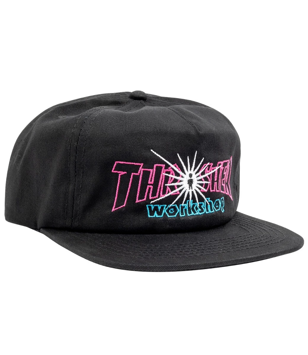 THRASHER Nova Snapback - Black 4 THRASHER Nova Snapback - Black - Afbeelding 2