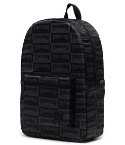 Thrasher Packable Daypack - Black/Grey -Skateboard Kortingswinkel thrasher packable daypack black grey 4