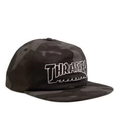 THRASHER Thrasher Outlined Snapback - Black Camo