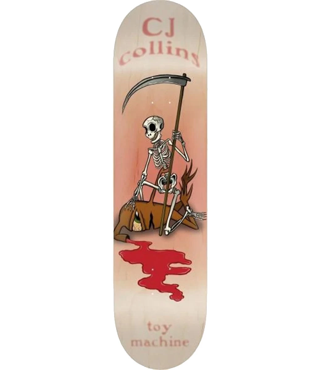 TOY MACHINE Collins Reaper Skeleton Deck - 8.25 4 TOY MACHINE Collins Reaper Skeleton Deck - 8.25 - Afbeelding 2