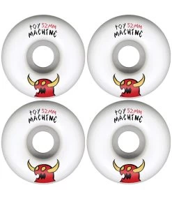 TOY MACHINE Sketchy Monster Wheels - 52 Mm -Skateboard Kortingswinkel toy machine sketchy monster wheels 52 mm 2