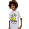 VANS Dinosk8 T-Shirt - White -Skateboard Kortingswinkel vans dinosk8 t shirt white