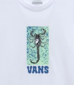 VANS Ying Tang Scorpion Ls Tee - White -Skateboard Kortingswinkel vans ying tang scorpion ls tee white 2