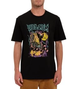 VOLCOM Fa Max Sherman 2 T-Shirt - Black -Skateboard Kortingswinkel volcom fa max sherman 2 t shirt black 1