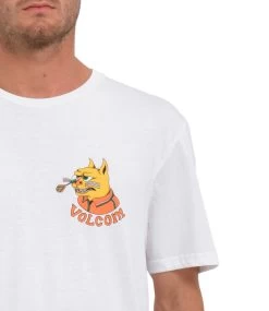 VOLCOM Fa Nando Von Arb T-Shirt - White -Skateboard Kortingswinkel volcom fa nando von arb t shirt white 3