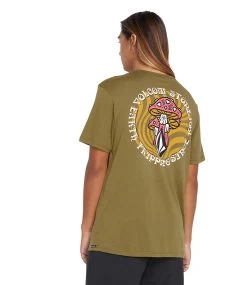 VOLCOM Farm To Yarn Psychike T-shirt - Old Mill 12 VOLCOM Farm To Yarn Psychike T-shirt - Old Mill -Skateboard Kortingswinkel volcom farm to yarn psychike t shirt old mill 3