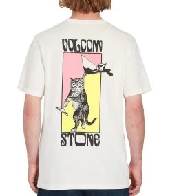 VOLCOM Feline T-Shirt - Cream -Skateboard Kortingswinkel volcom feline t shirt cream 5